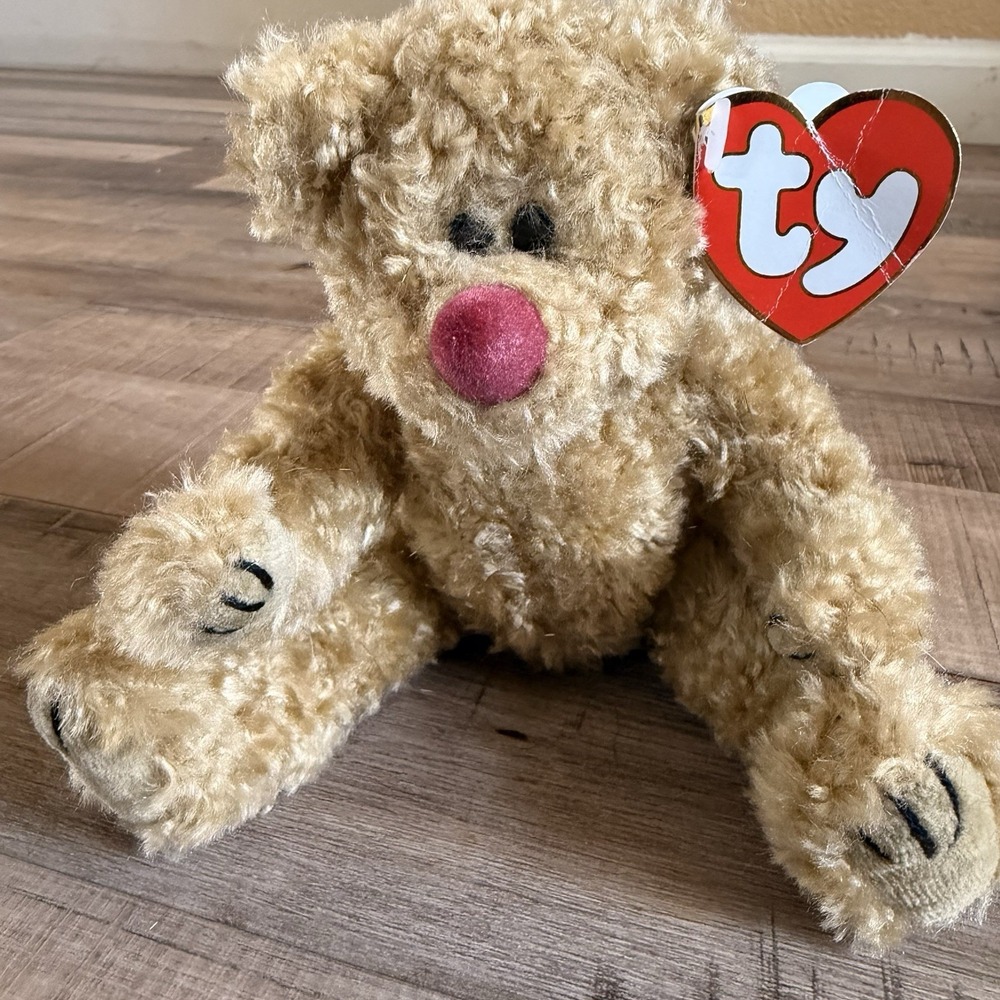 Vintage 1993 Ty Beanie Baby Attic Treasures Piccadilly Bear No Costume